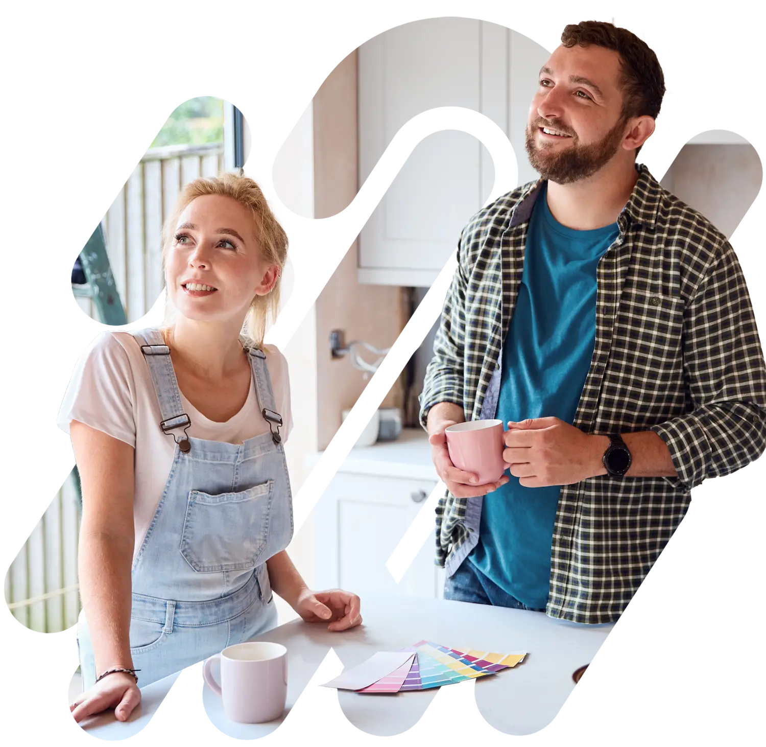 Couple in kitchen