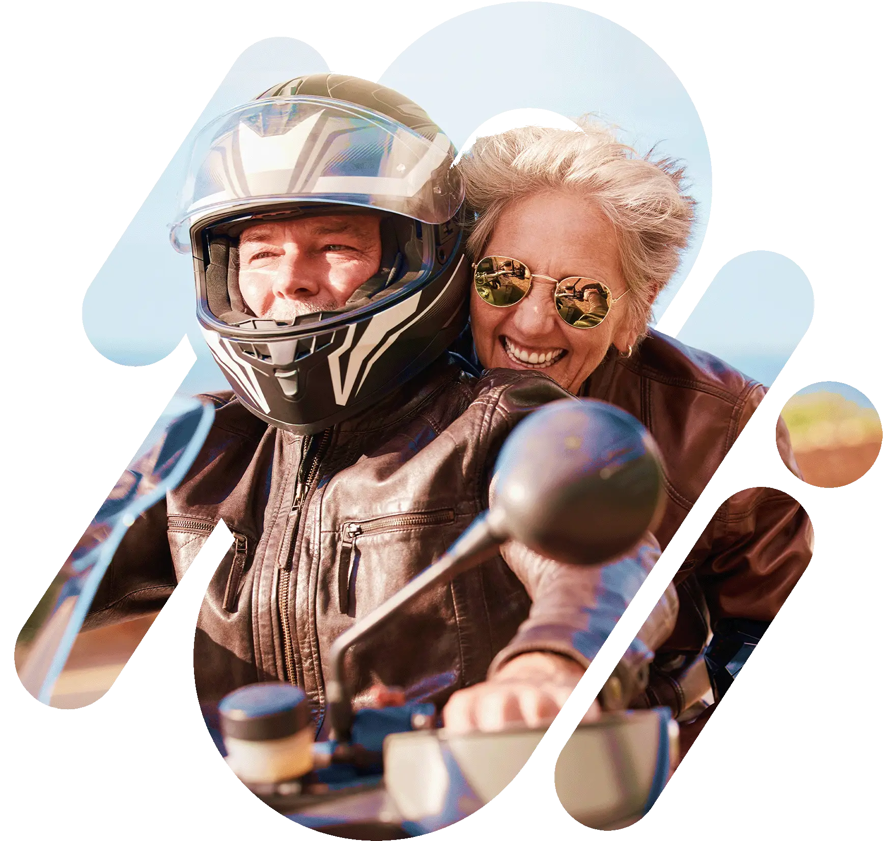 Couple of motorbike