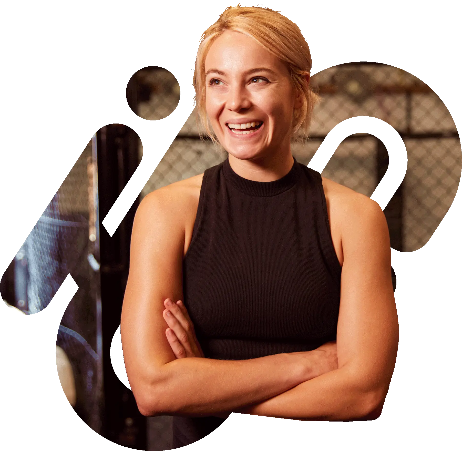 Woman at Boxing Gym