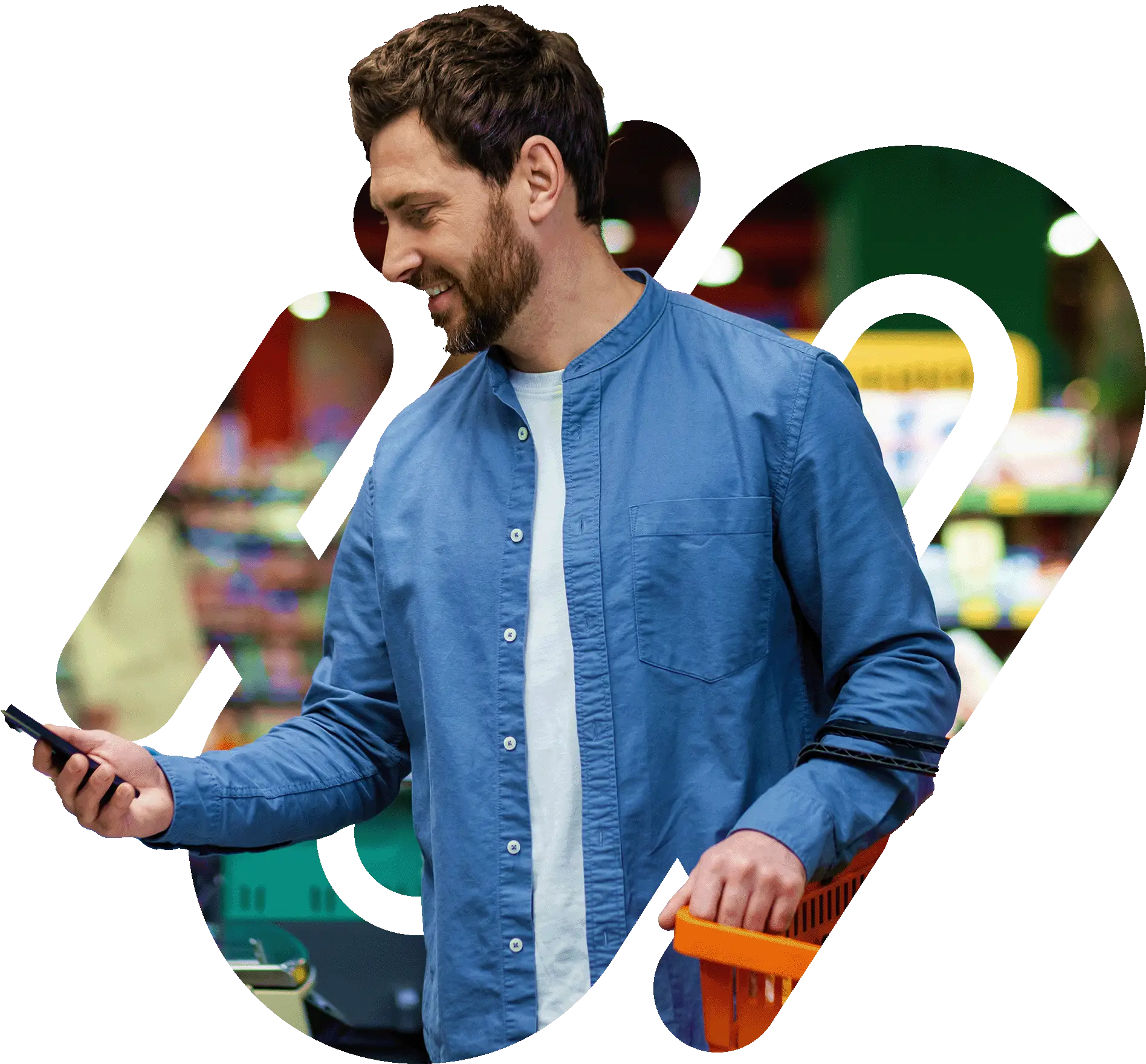 Man Paying Groceries