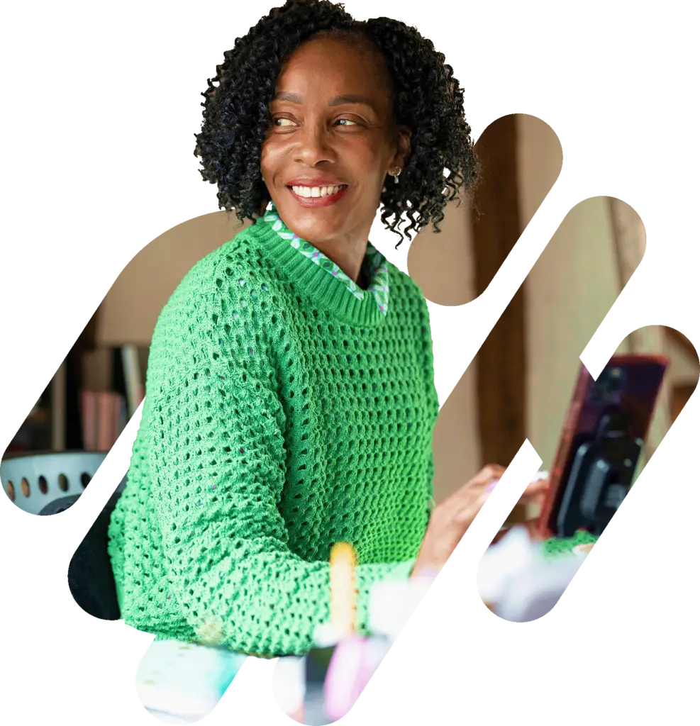 Woman Working From Home