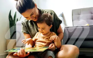 Mum Toddler Reading