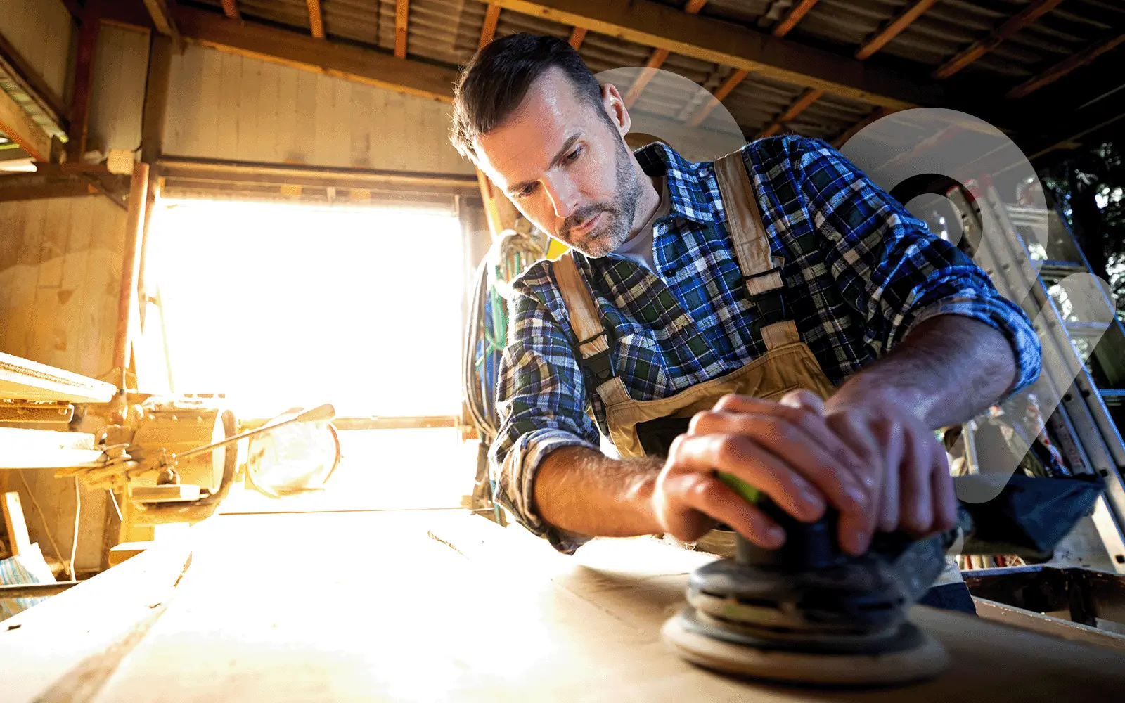 Man Carpenter Workshop