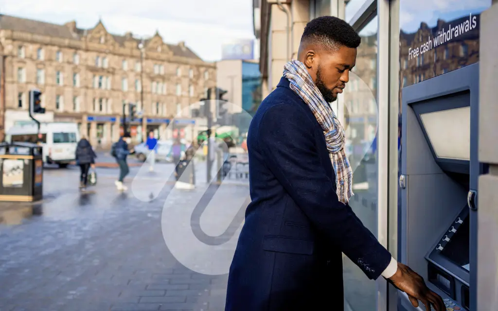 Man at Cash Machine