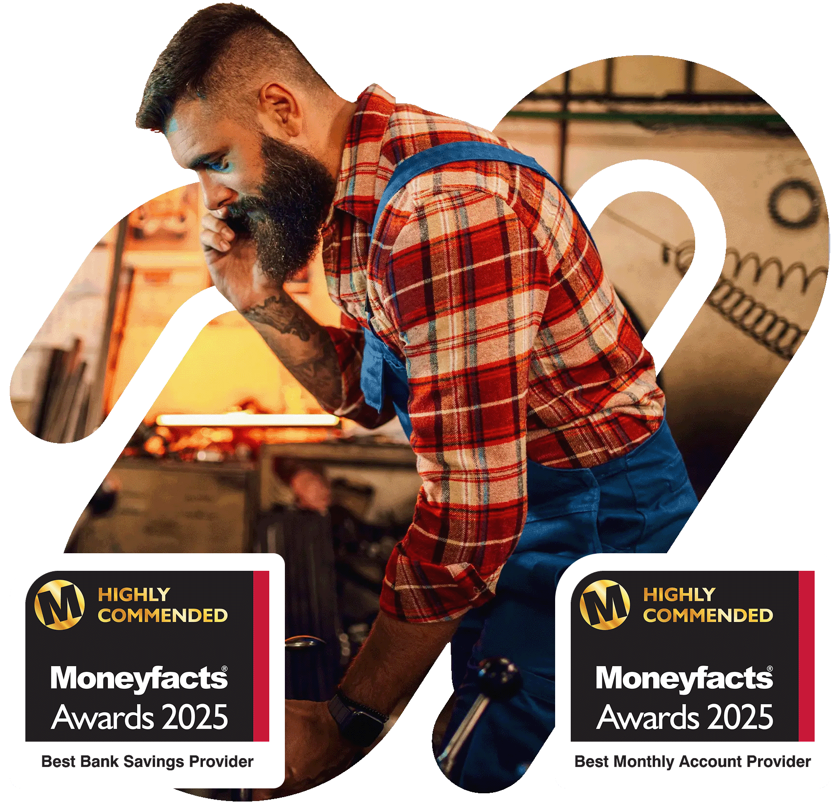 MoneyFacts Awards 2025 - Highly Commended Best Savings Account and Best Monthly Account Provider.