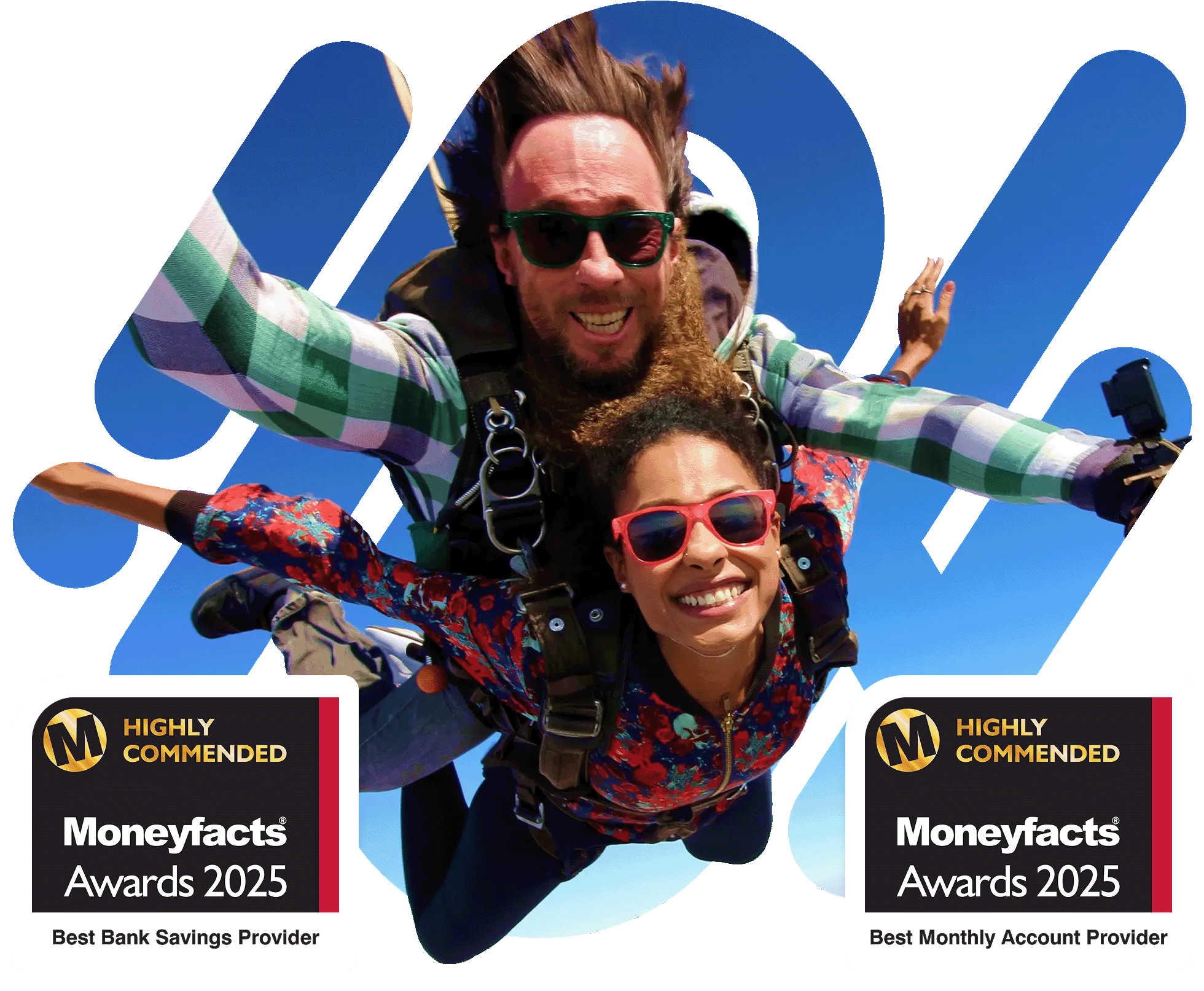 MoneyFacts Awards 2025 - Highly Commended Best Savings Account and Best Monthly Account Provider.