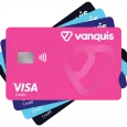 Vanquis credit cards stacked